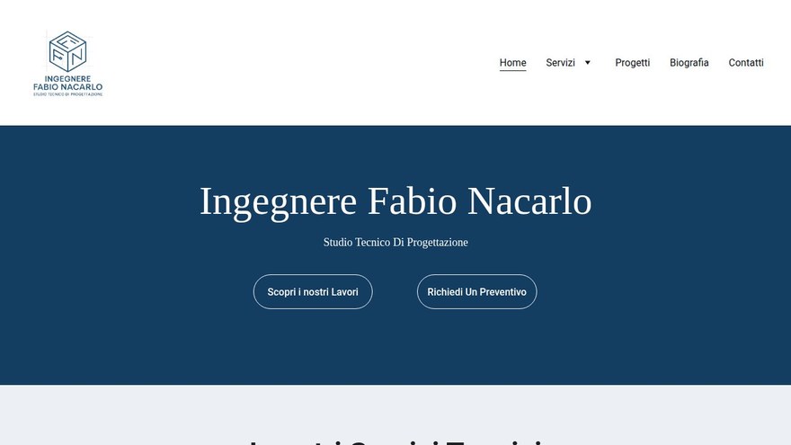 Sito Ing. Fabio Nacarlo — Studio Tecnico di Progettazione