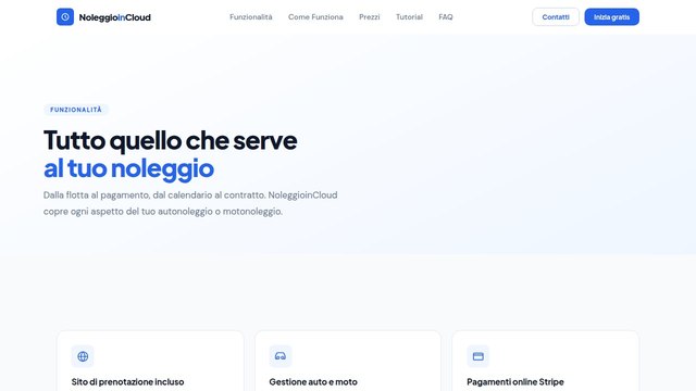 Noleggio in Cloud — Gestionale Autonoleggio — dettaglio 1