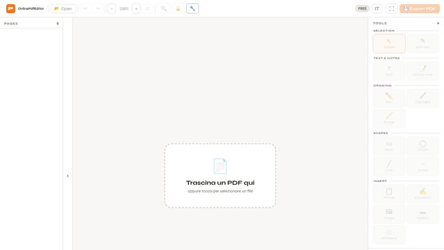 OnlinePdfEditor — Editor PDF e Convertitore — dettaglio 1